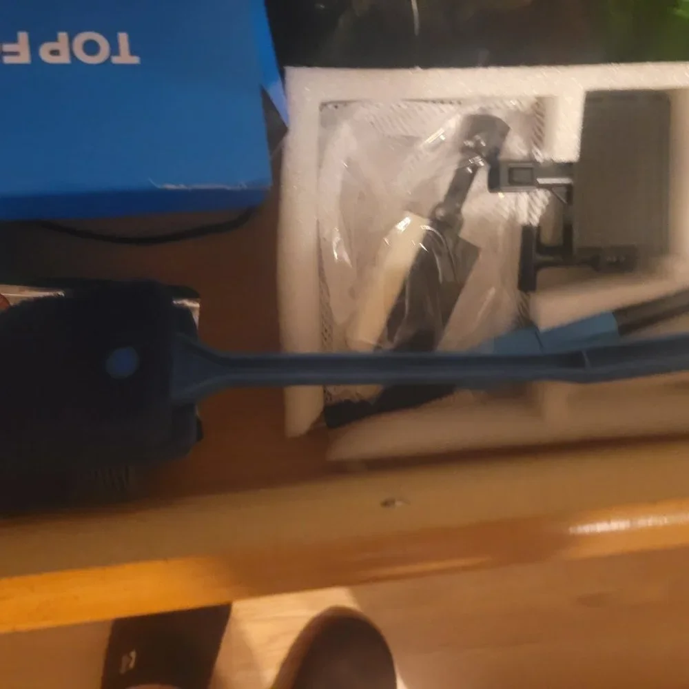 55 gallon fish tank, supplies, and accessories.